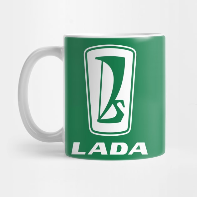 Lada logo 1975s (white) by GetThatCar